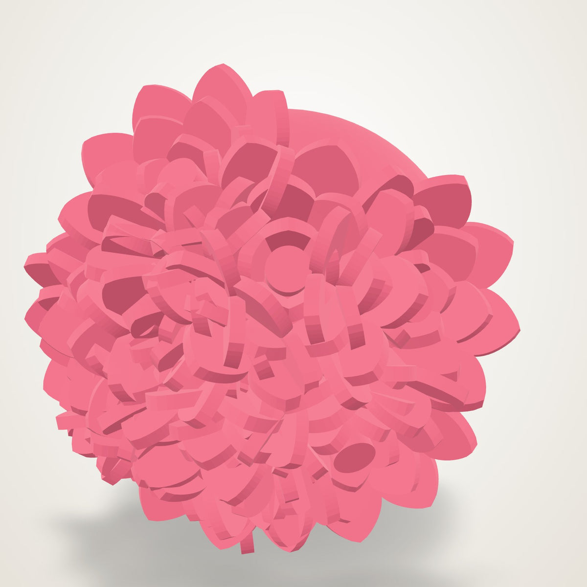 Anoor Bouquet - one-piece posy of nine pink printed flowers