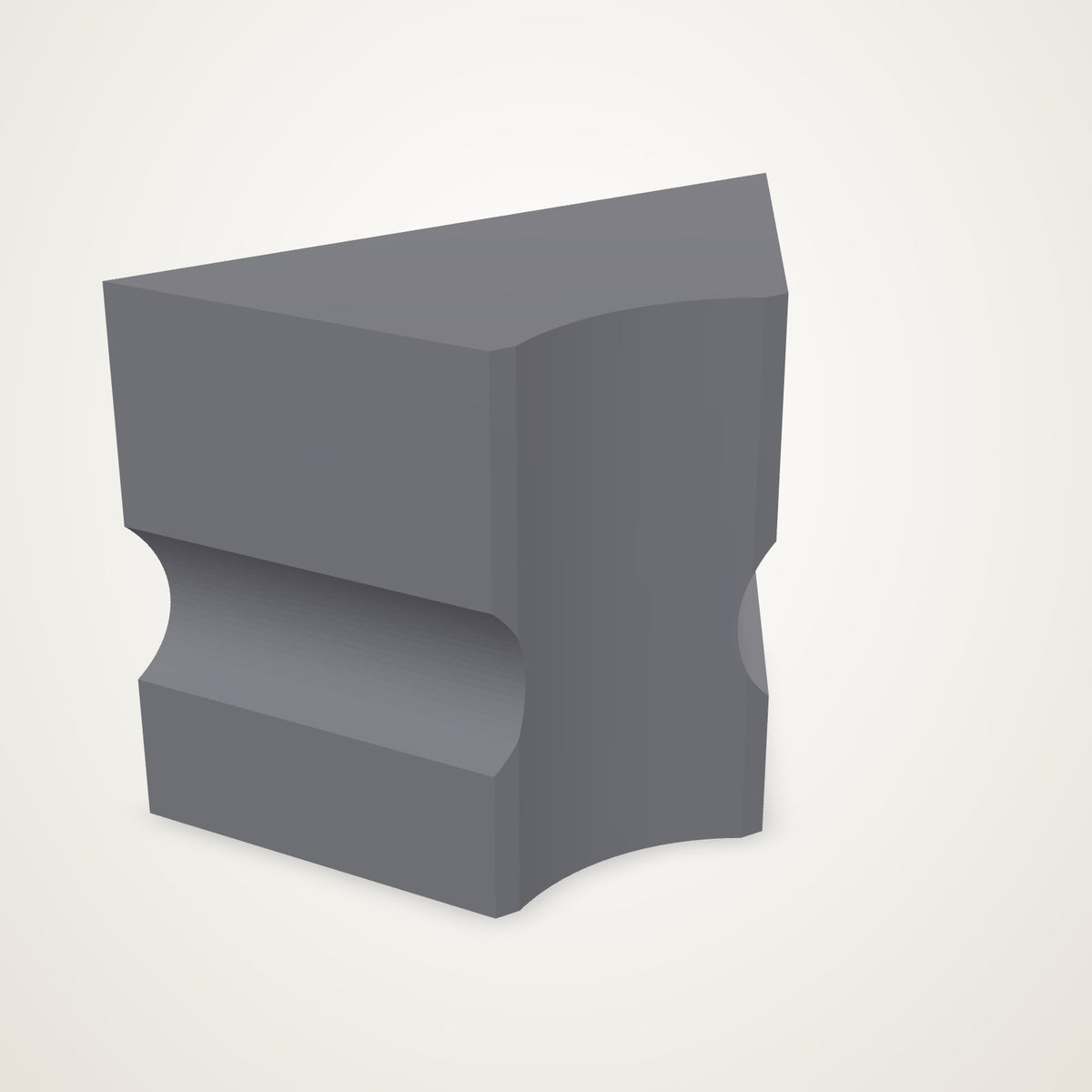 Anoor Controller Stand - solid wedge stand for a PS5-style controller