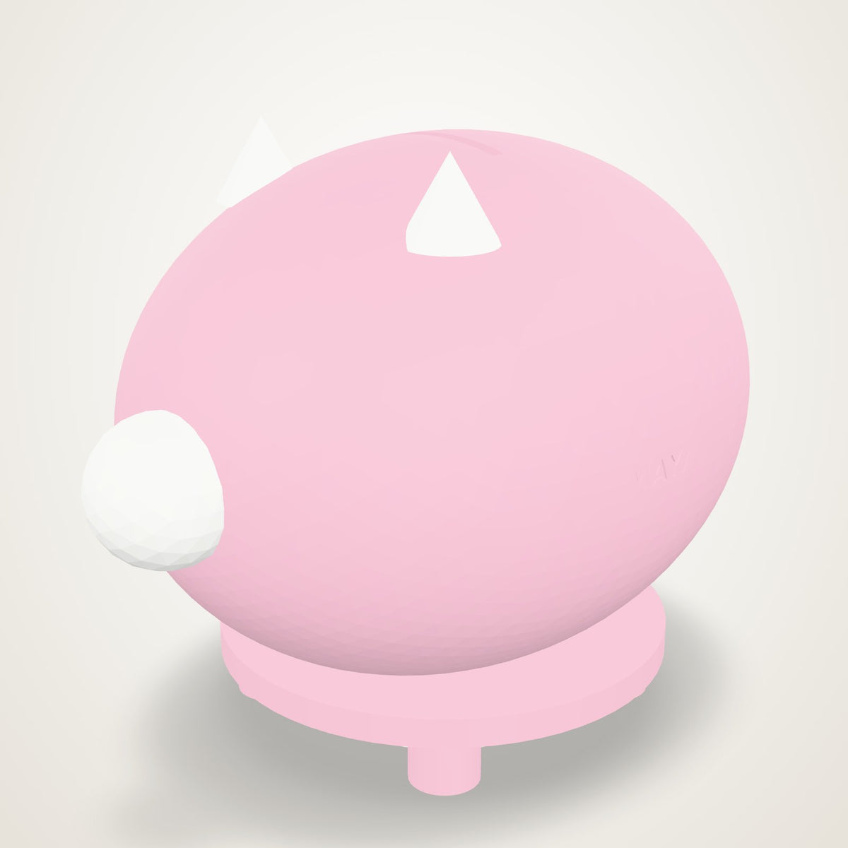 Anoor Piggy Bank - classic pink pig with a coin slot and a plug underneath