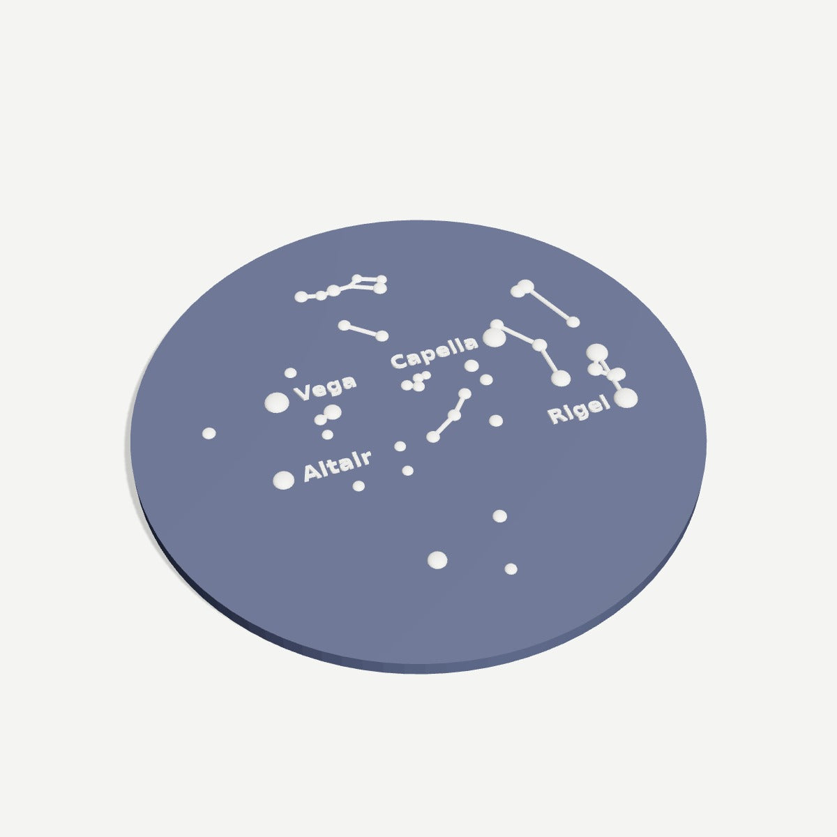 Anoor star map disc showing the night sky, 3D preview