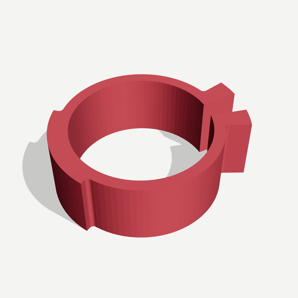 Anoor custom barbell clamp, 3D preview
