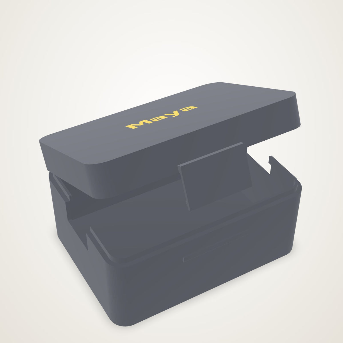 Anoor Deck Box - hinged, snap-latched box for a sleeved trading-card deck with a name inlaid in the lid