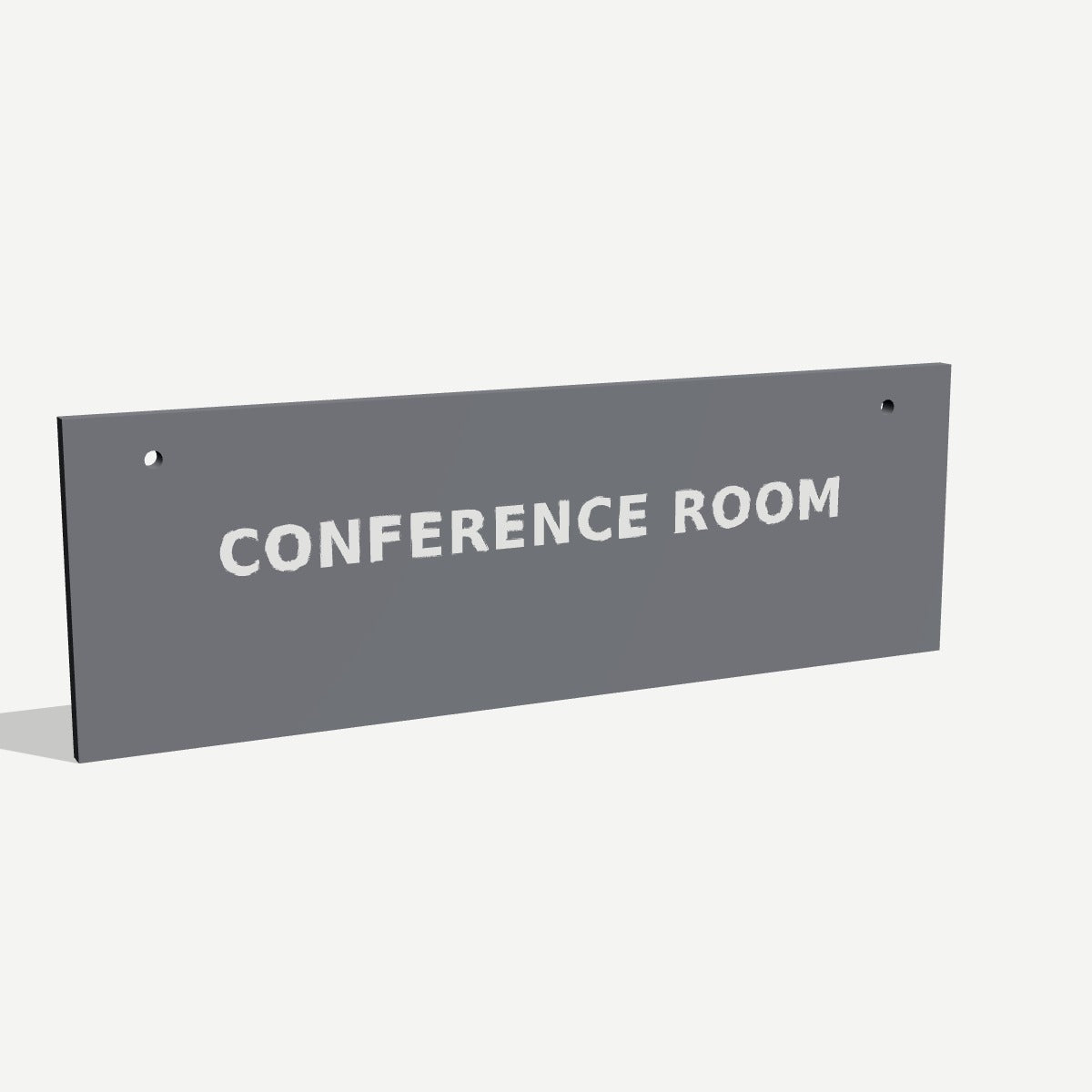 Anoor custom room sign reading Conference Room, 3D preview