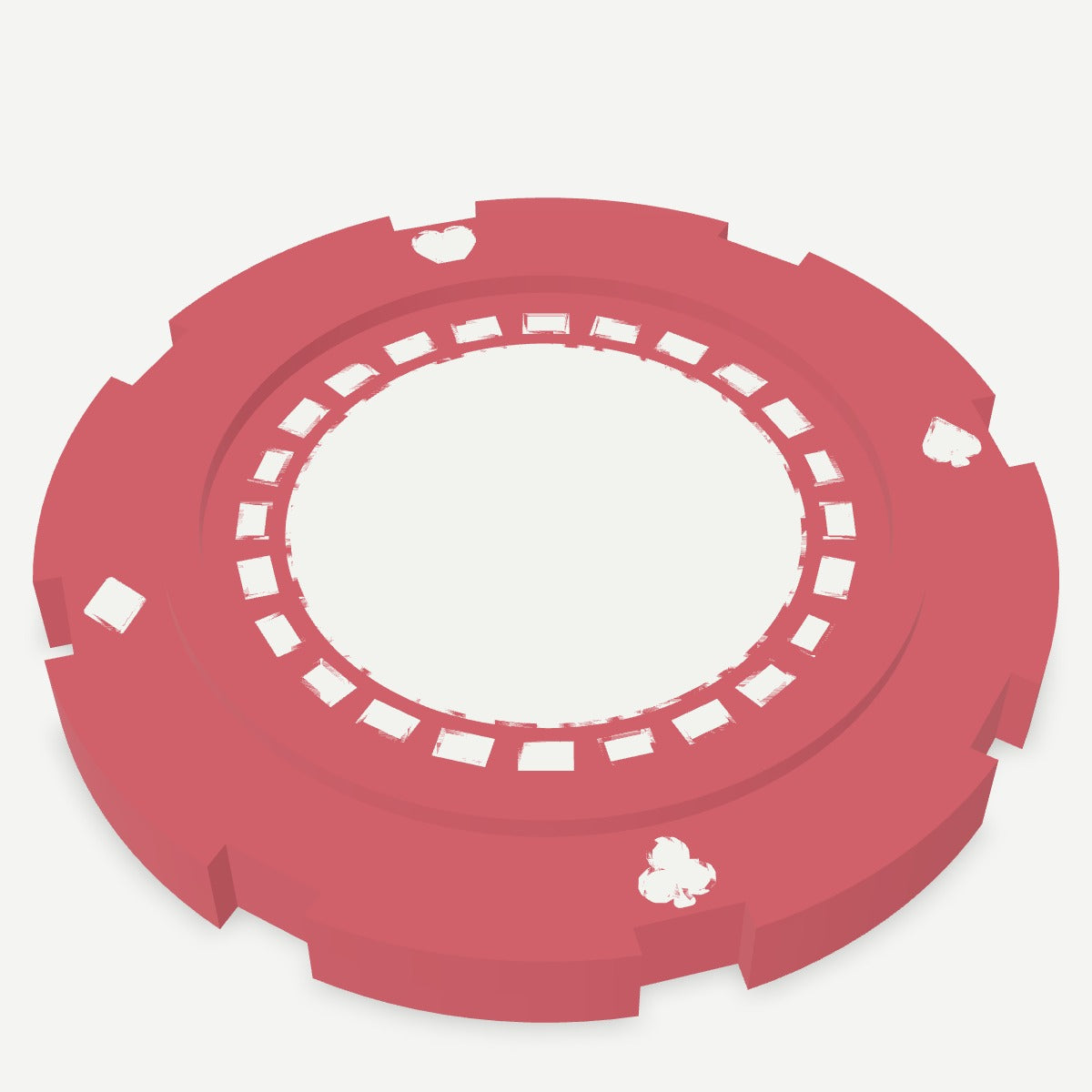 Anoor custom poker chip, 3D preview