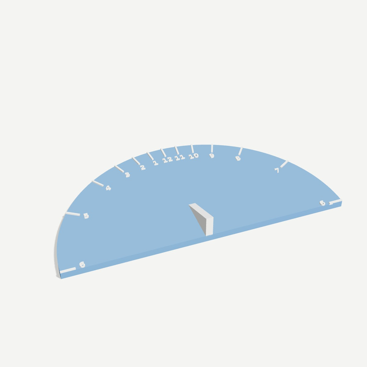 Anoor custom sundial, 3D preview